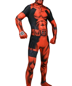 Body Republic All Mens Costumes Deadpool Zappar Morphsuit Costume