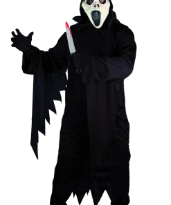 Smiffys All Mens Costumes Screamer Gown & Mask