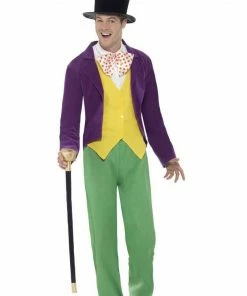 Smiffys Adult Roald Dahl Willy Wonka Costume All Mens Costumes