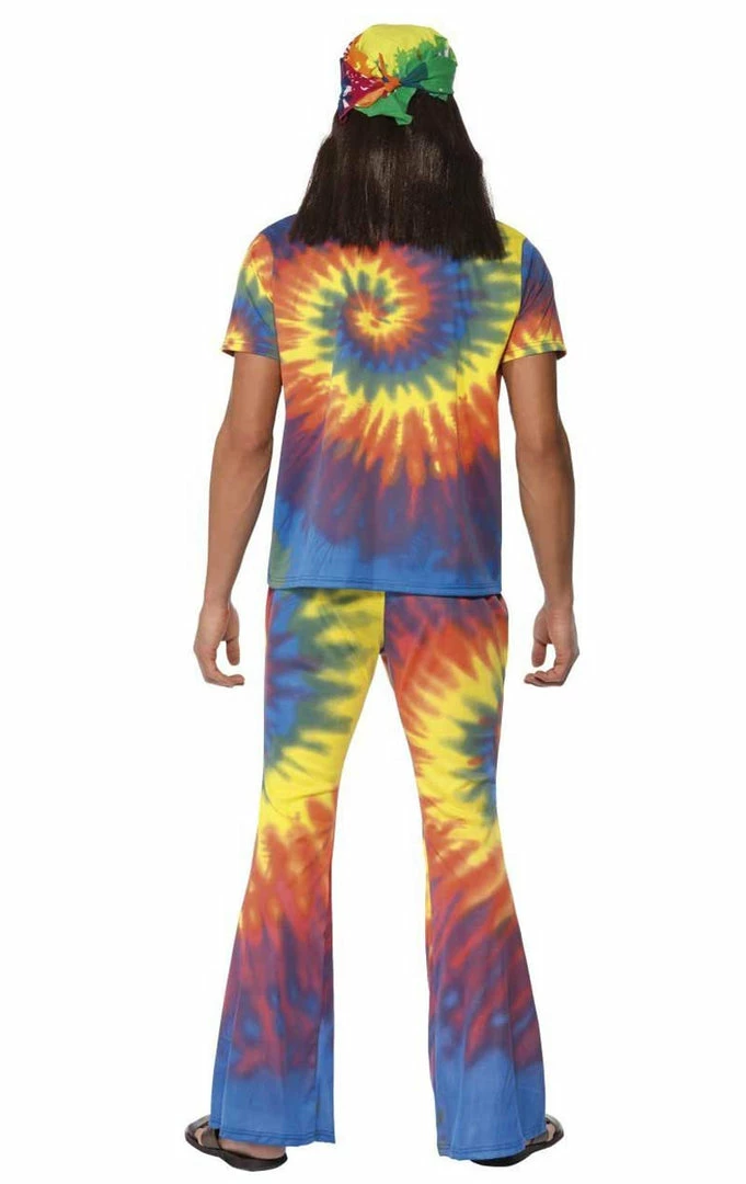 Smiffys 60s Tie Dye Hippie Costume