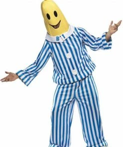 Smiffys All Mens Costumes Adult Bananas In Pyjamas Costume