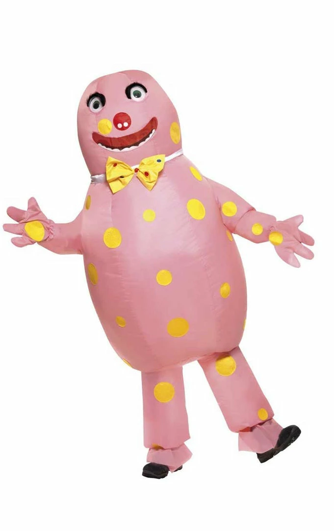 Smiffys Adult Inflatable Mr Blobby Costume All Mens Costumes
