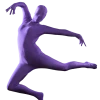 Body Republic All Mens Costumes Morphsuit Purple