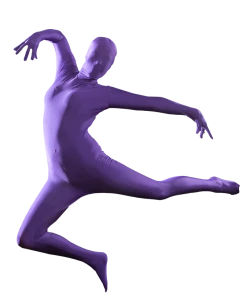 Body Republic All Mens Costumes Morphsuit Purple