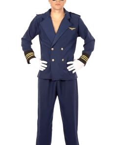 RG Costumes & Accessories Flight Captain STD All Mens Costumes