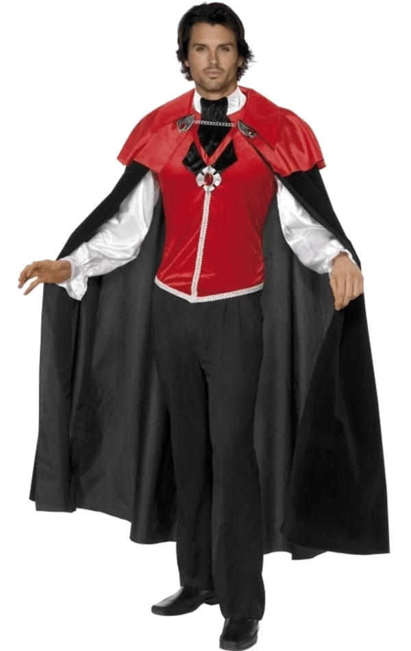 Smiffys All Mens Costumes Men's Gothic Manor Vampire Costume