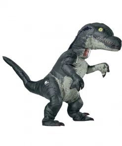 Rubies All Mens Costumes Inflatable Blue Velociraptor Costume