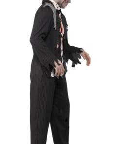 Smiffys Adult Zombie Gangster Costume All Mens Costumes