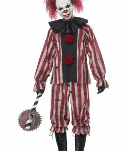California Costumes Mens Plus Size Nightmare Clown Costume