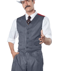California Costumes Mens 1920s Pinstripe Mobster Costume All Mens Costumes