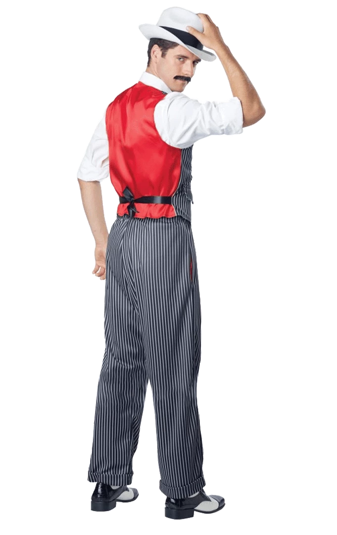 California Costumes Mens 1920s Pinstripe Mobster Costume All Mens Costumes