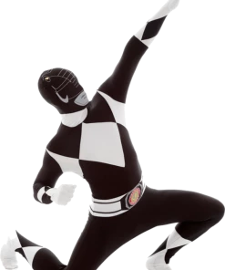 Body Republic All Mens Costumes Black Power Ranger Morphsuit