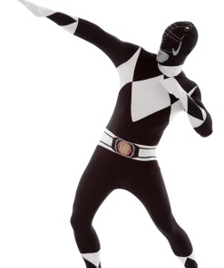 Body Republic All Mens Costumes Black Power Ranger Morphsuit