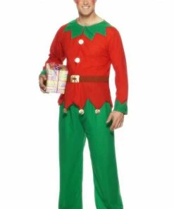 Smiffys Adult Budget Elf Costume