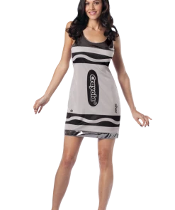 Rasta Imposta Adult Silver Crayola Tutu Dress Costume