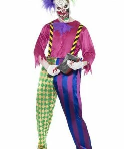 Smiffys All Mens Costumes Adult Kolorful Killer Klown Costume