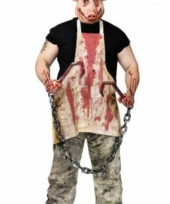 Palmer Mens Butcher Pig Halloween Costume