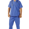 Underwraps Blue Hospital Scrubs