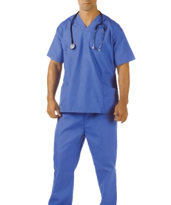 Underwraps Blue Hospital Scrubs