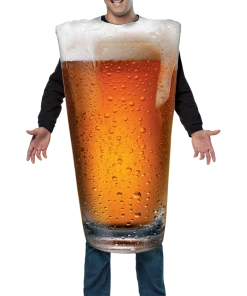 Rasta Imposta Mens Pint Of Beer Costume All Mens Costumes