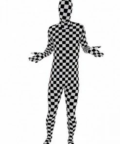 Body Republic All Mens Costumes Checked Morphsuit