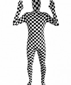Body Republic All Mens Costumes Checked Morphsuit