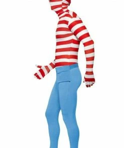 Smiffys All Mens Costumes Where's Wally Second Skin Costume
