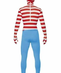 Smiffys All Mens Costumes Where's Wally Second Skin Costume