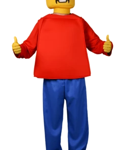 Body Republic Adult Mr Block Head Morph Costume All Mens Costumes