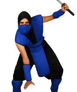 Body Republic Snake Eyes Ninja - Blue All Mens Costumes