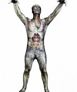 Body Republic Screaming Zombie Morphsuit All Mens Costumes
