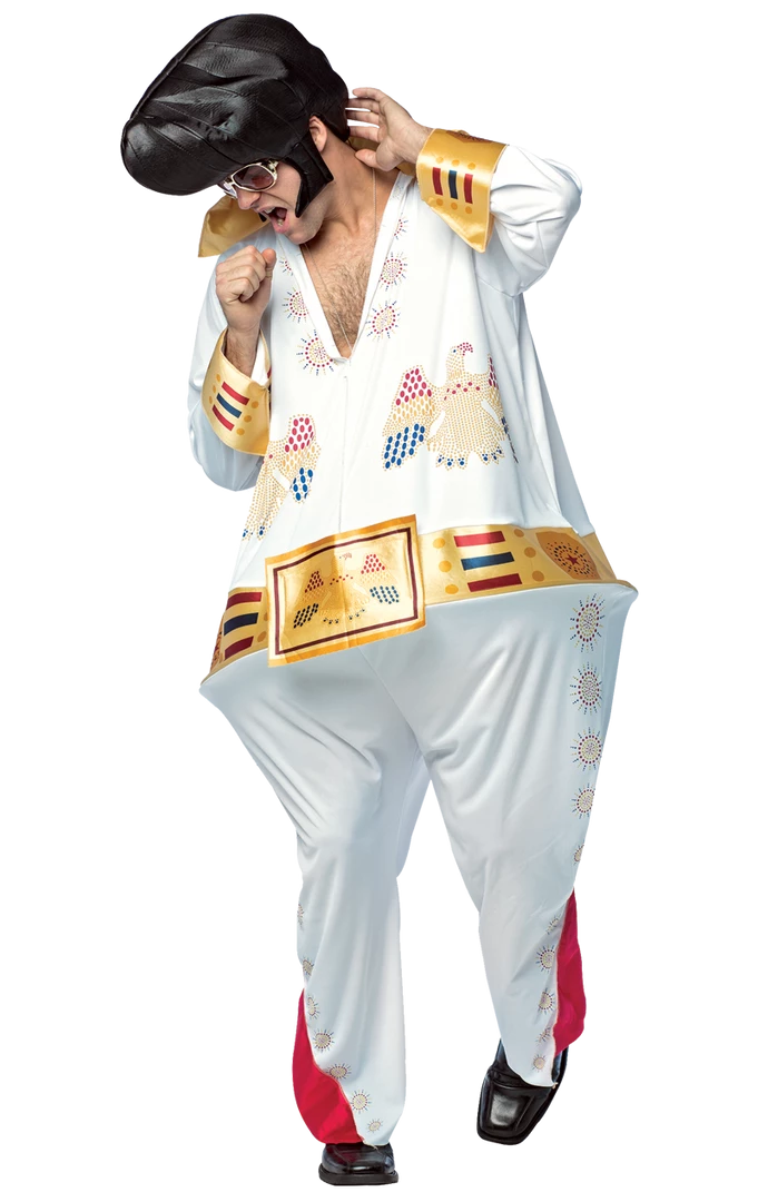 Rasta Imposta Adults Elvis Hoopster Costume All Mens Costumes
