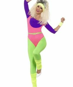 Smiffys Adult 80's Work Out Costume
