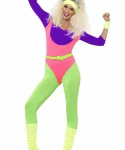 Smiffys Adult 80's Work Out Costume