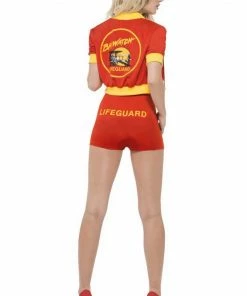 Smiffys All Womens Costumes Baywatch Costume Official Bodysuit