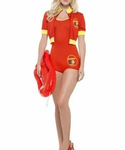 Smiffys All Womens Costumes Baywatch Costume Official Bodysuit