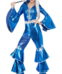 Smiffys Blue Dancing Queen Costume All Womens Costumes