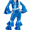 Smiffys Blue Dancing Queen Costume All Womens Costumes