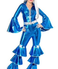 Smiffys Blue Dancing Queen Costume All Womens Costumes