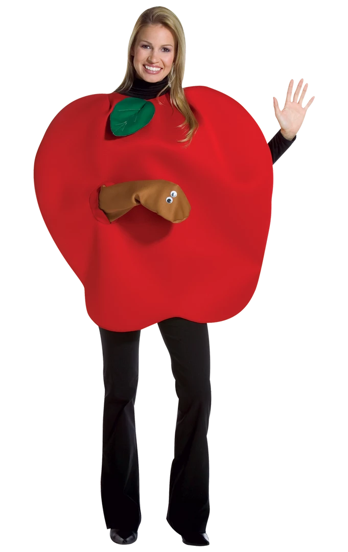 Rasta Imposta Apple With Worm Costume