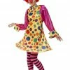 Smiffys Adult Clown Lady Costume All Womens Costumes