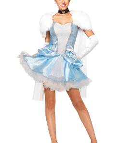 Leg Avenue 4pc Slipper-less Sweetie All Womens Costumes