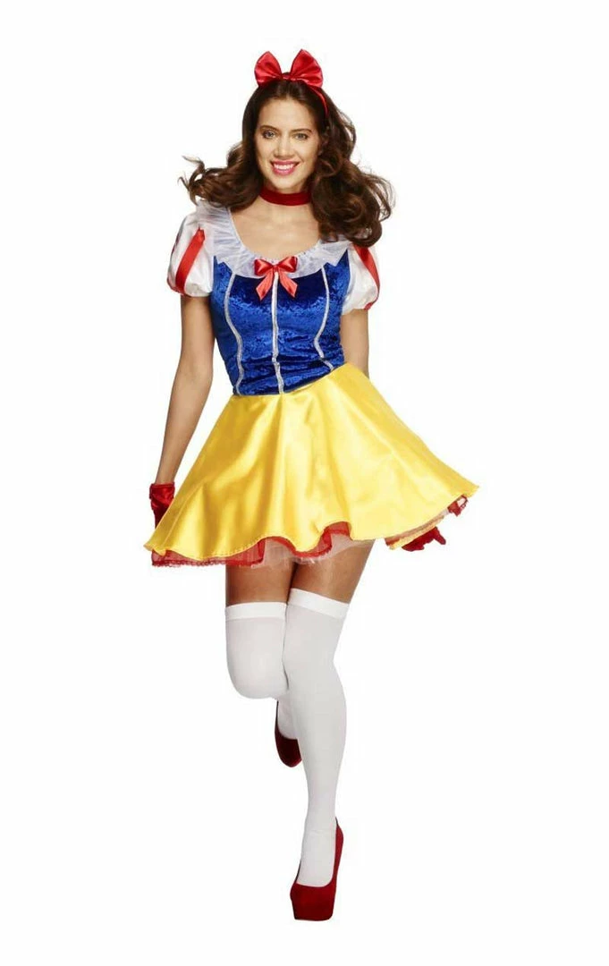 Smiffys Adult Fever Fairytale Snow White Costume