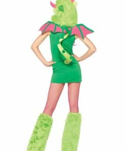 All Womens Costumes Leg Avenue Green Magic Dragon Sexy Fancy Dress Costume