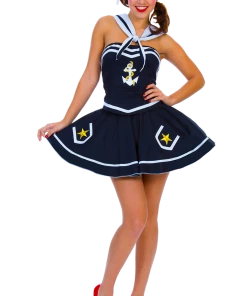Roma All Womens Costumes Flirty Blue Sailor Costume