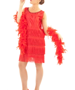 Generic Roaring 20s Flapper Red Costume