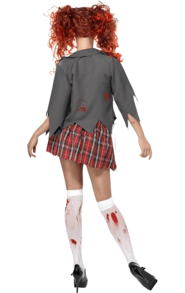 Smiffys High School Horror Zombie Schoolgirl Costume