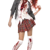 Smiffys High School Horror Zombie Schoolgirl Costume