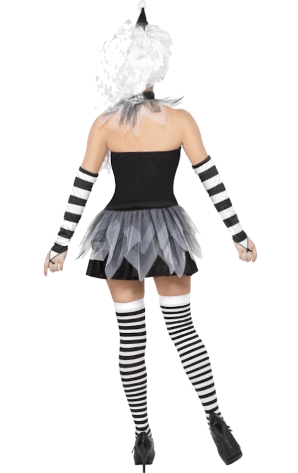 Smiffys All Womens Costumes Sinister Pierrot Clown Costume