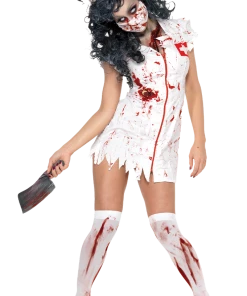 Smiffys Adult Zombie Nurse Costume